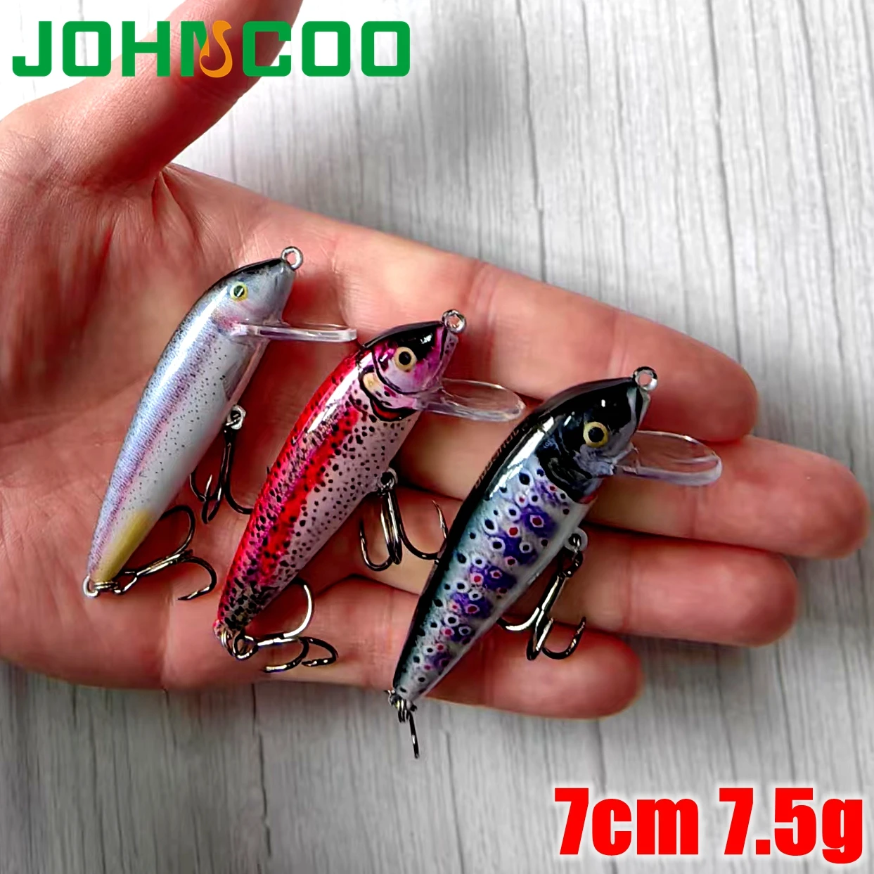 Sinking Jerkbait Wobbler 7cm 7,5g Artist Minnow Angelköder Harter Köder Angelzubehör Pesca für Bass und Forelle