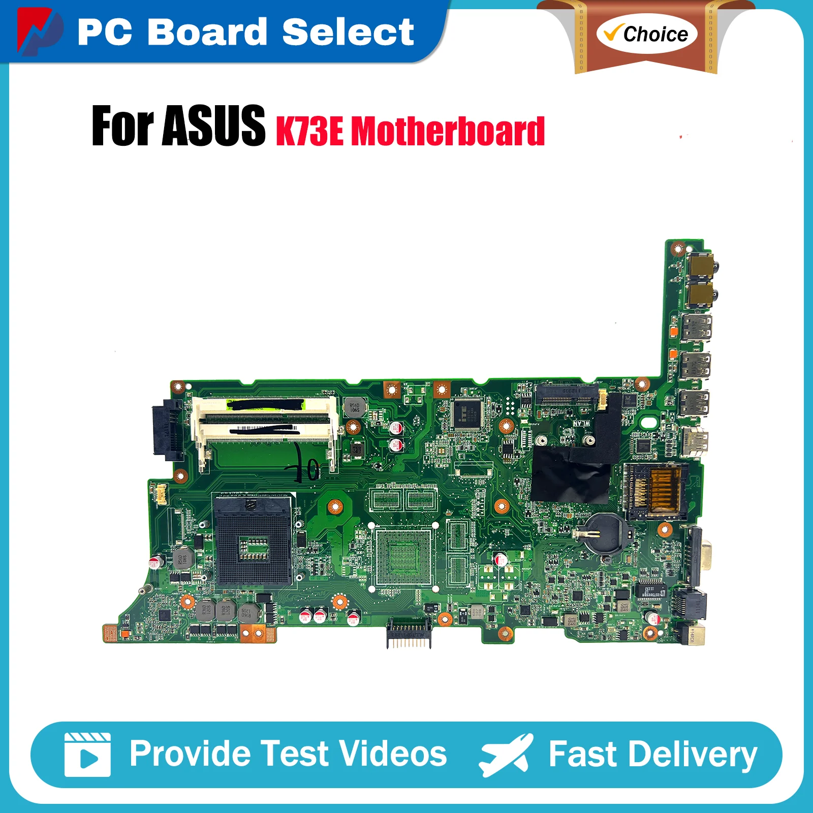 

Материнская плата для ноутбука K73E для ASUS K73E K73E, материнская плата для ноутбука Цей товар в наличии, 100% тестирование, ОК, быстрая доставка, высокое качество