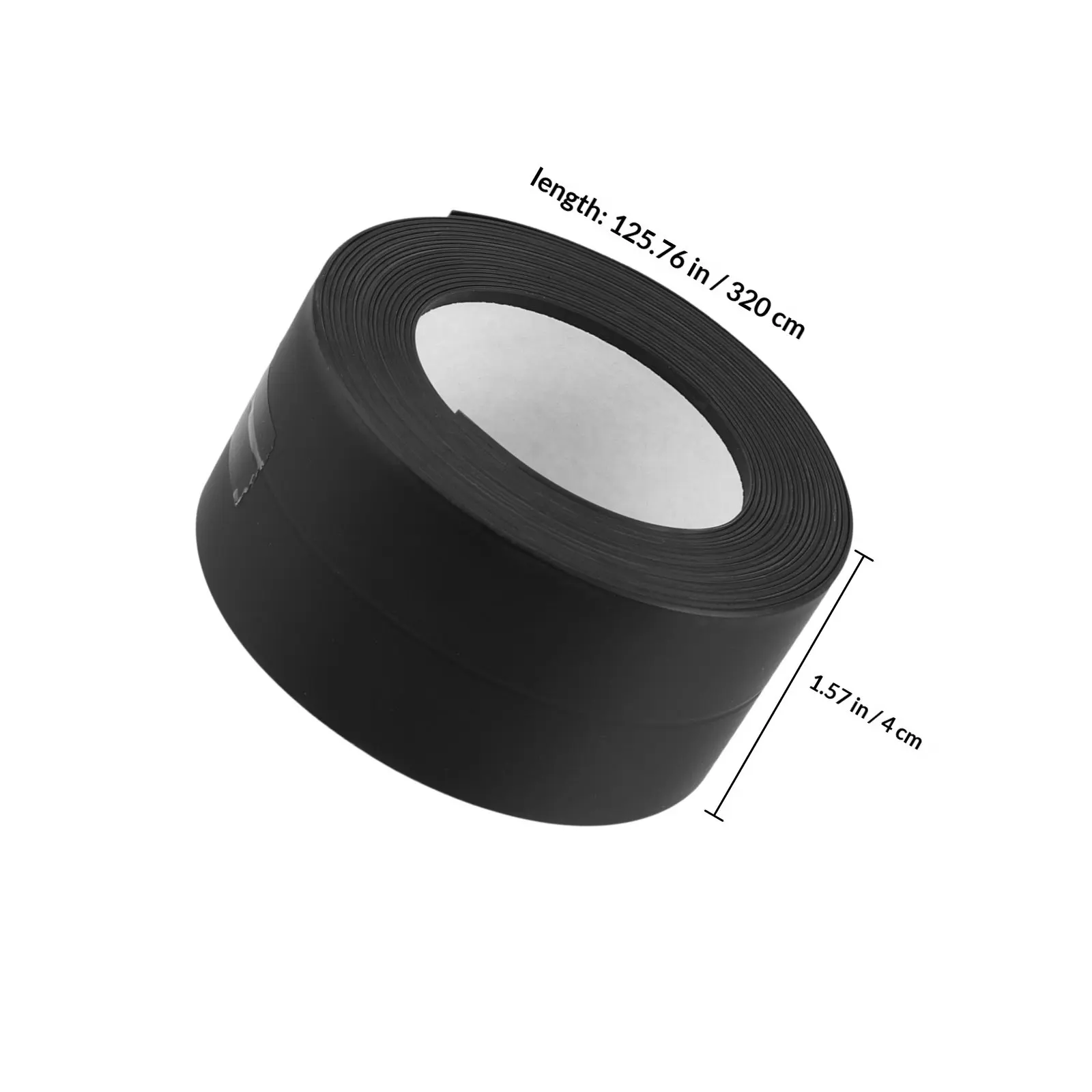 2 pcs Non-slip Floor Mat Bathroom Shower Halloween Christmas New Year Caulk Strip Tape Caulk Tape Bathroom Caulk Tape Black