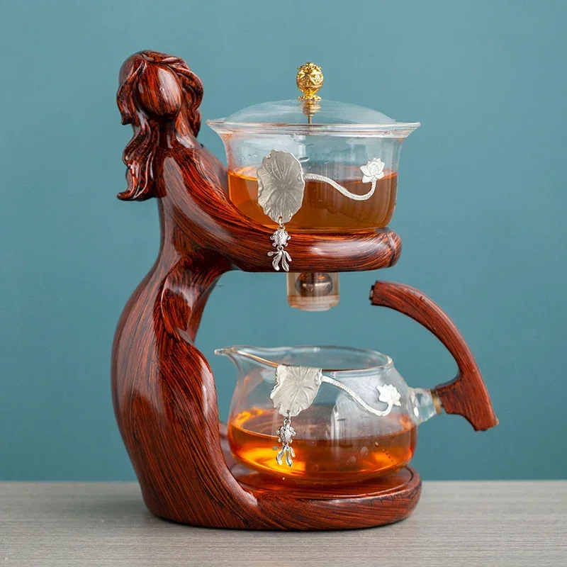 heat-resistant-glass-teapot-holder-base-tea-infusers-ware-automatic-tea-set-making-kungfu-teapot-teacup