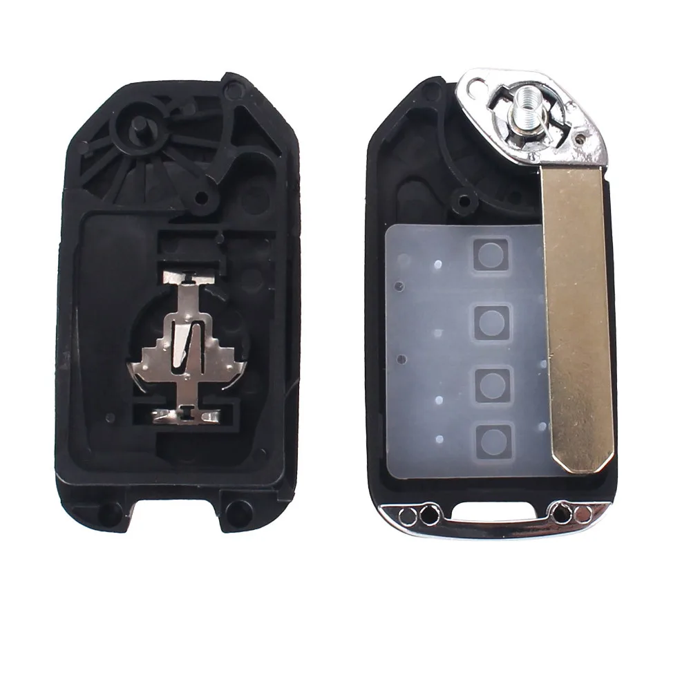 KEYYOU Flip Folding Modified Remote Key Shell 3 Buttons Fob For Honda Fit Marina Wisdom XRV CITY