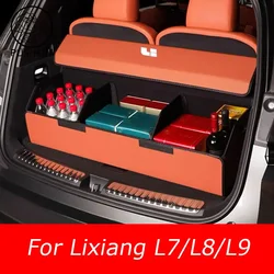 Per Li LiXiang L7 L8 L9 2023 2024 Lixiang ONE Car Trunk Storage Box posteriore fanale posteriore Cargo Organizer accessori interni