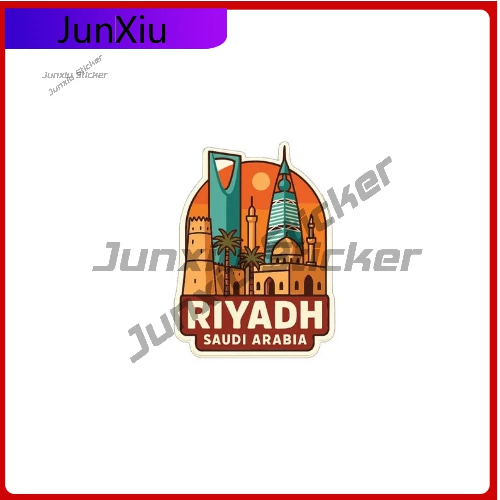 

Riyadh Saudi Arabia City Travel Exterior Waterproof Sticker Accessories Vinyl Decal Umper Truck Pickup Camper Car Body Refriger