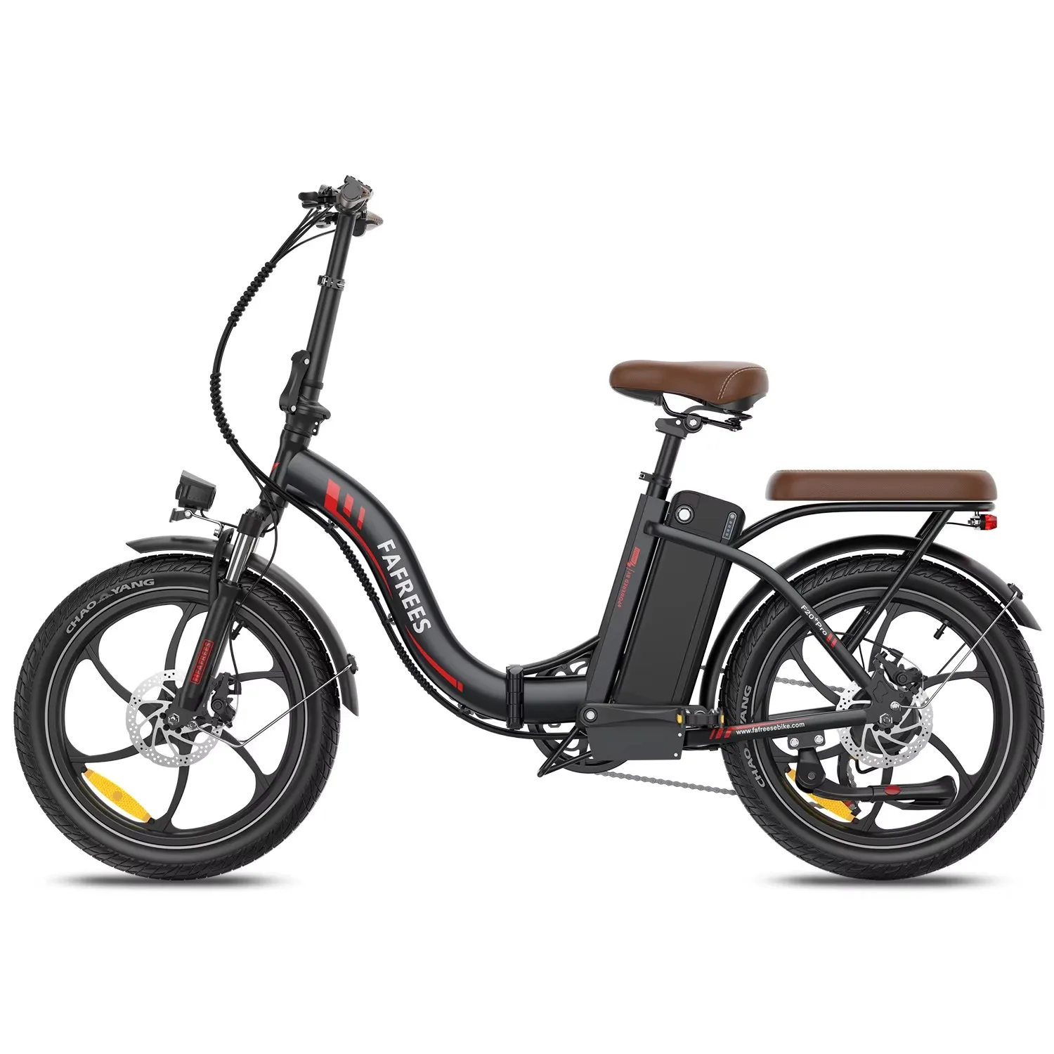 Fafrees F20+ Pro Opvouwbare Elektrische Fiets voor Volwassenen, 20 Inch MTB e-bike met 36V 25Ah Verwijderbare Batterij, 25km/u & 120km Bereik