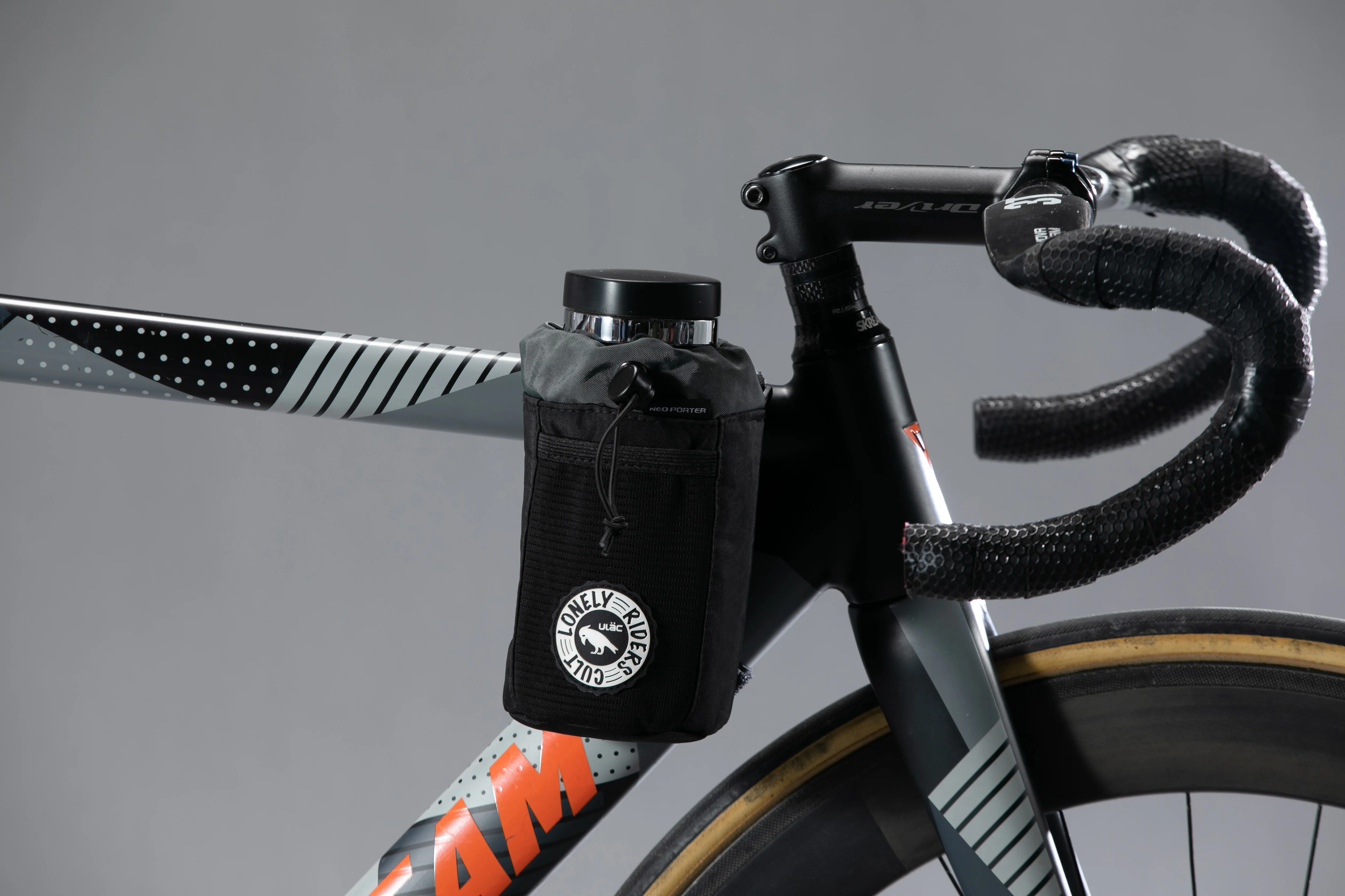 ULAC Fahrrad-Lenkertasche, 1/1,1 l, MTB, Rennrad, Roller, C-HOLD, wasserdichte Vorbautasche, Radfahren, Wasserflaschentasche mit abnehmbarem Streifen – Detail 37