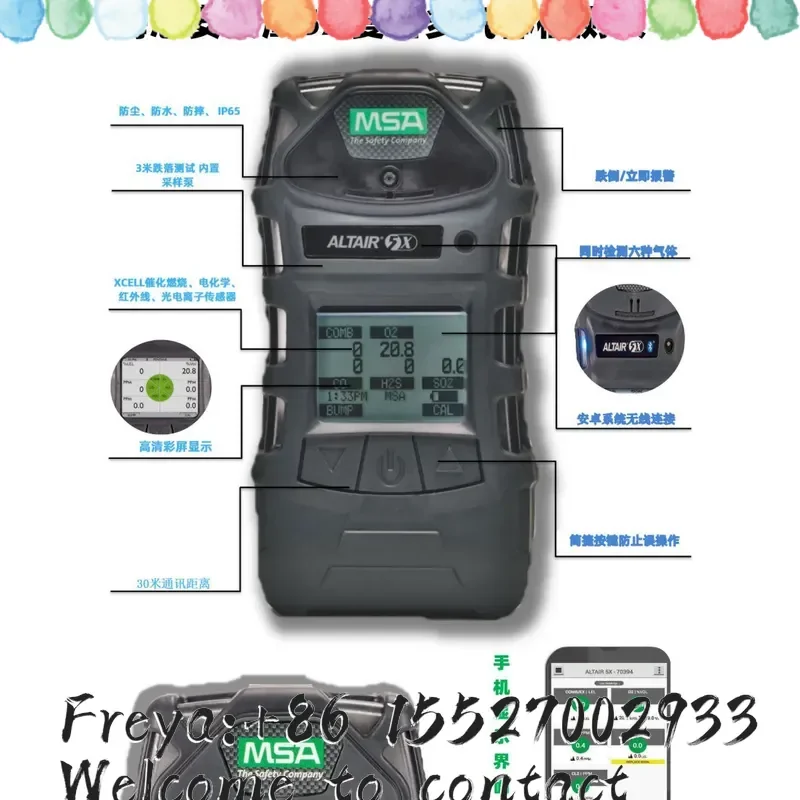 Mesian Skyhawk 5X Composite Detector Sulfide Carbon Monoxide Multi- Detector