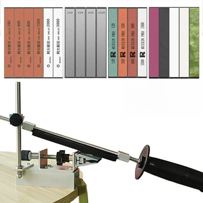 New 360 Rotary Fixed Angle Sharpener Aluminium Alloy Knife Sharpener System Knife Sharpener Sharpening Kitchen Tools Grinding