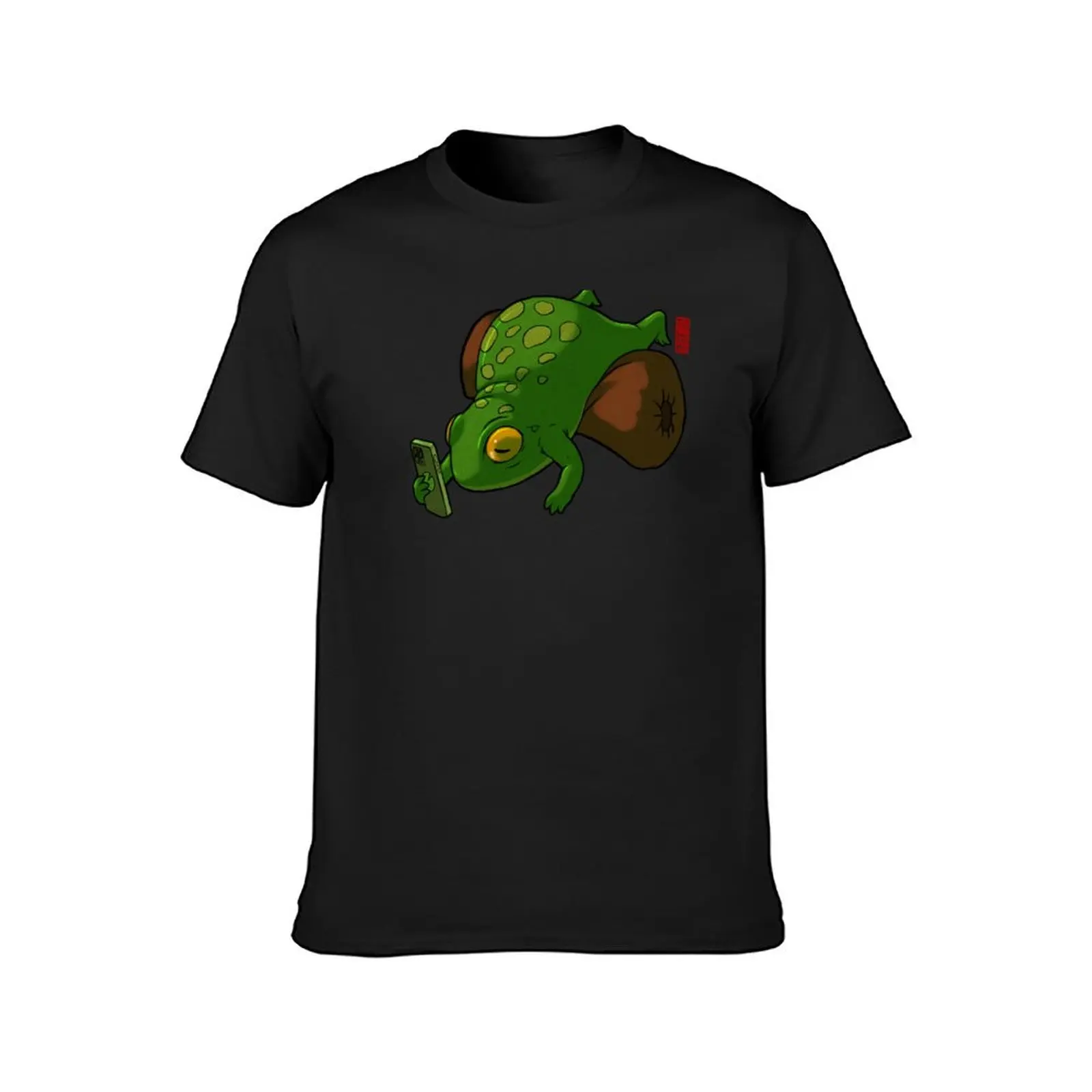 Lazy Chill Frog Mood T-Shirt plus size tops Blouse plain t shirts men