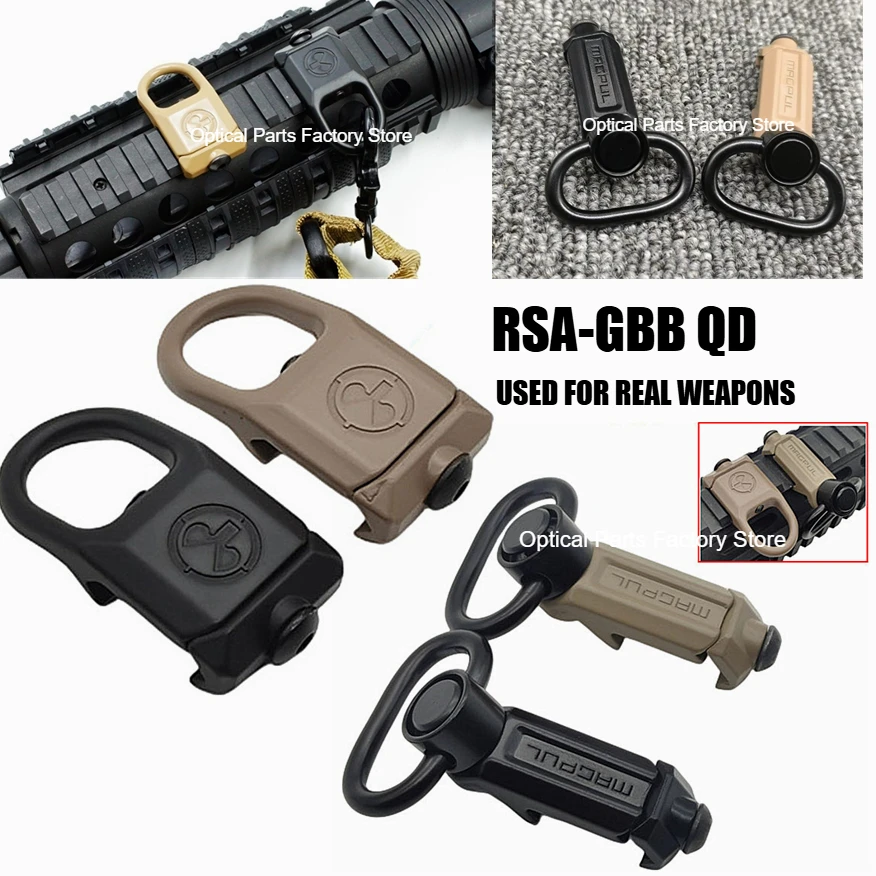 Tactical GBB Quick Detach Release QD Sling Swivel Scope Mount Ring .223 AR15 Hunting Accessories Fit 20mm Rail Weapon QD Adapter