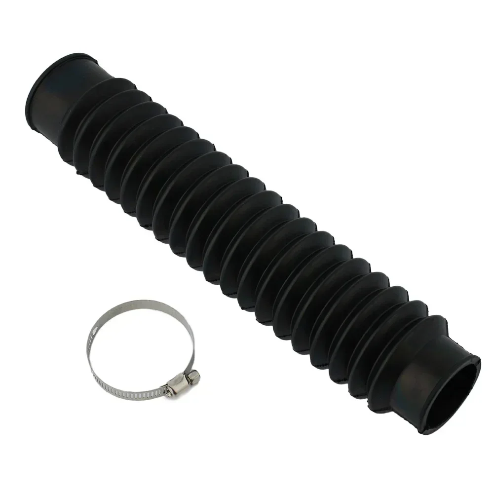 Outdoor Autobike Air Flexible Hose Good Working Condition Black Exhaust Pipe Protective Cover Expandable 15-30cm