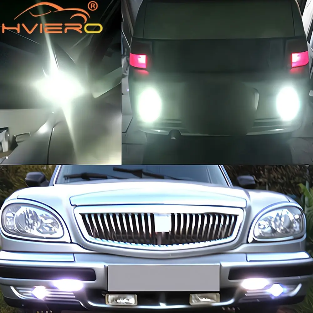 18mm/23mm auto drl led eagle eye bulbo de circulação diurna carro backup do motor estacionamento turn signal lâmpada nevoeiro placa de licença led