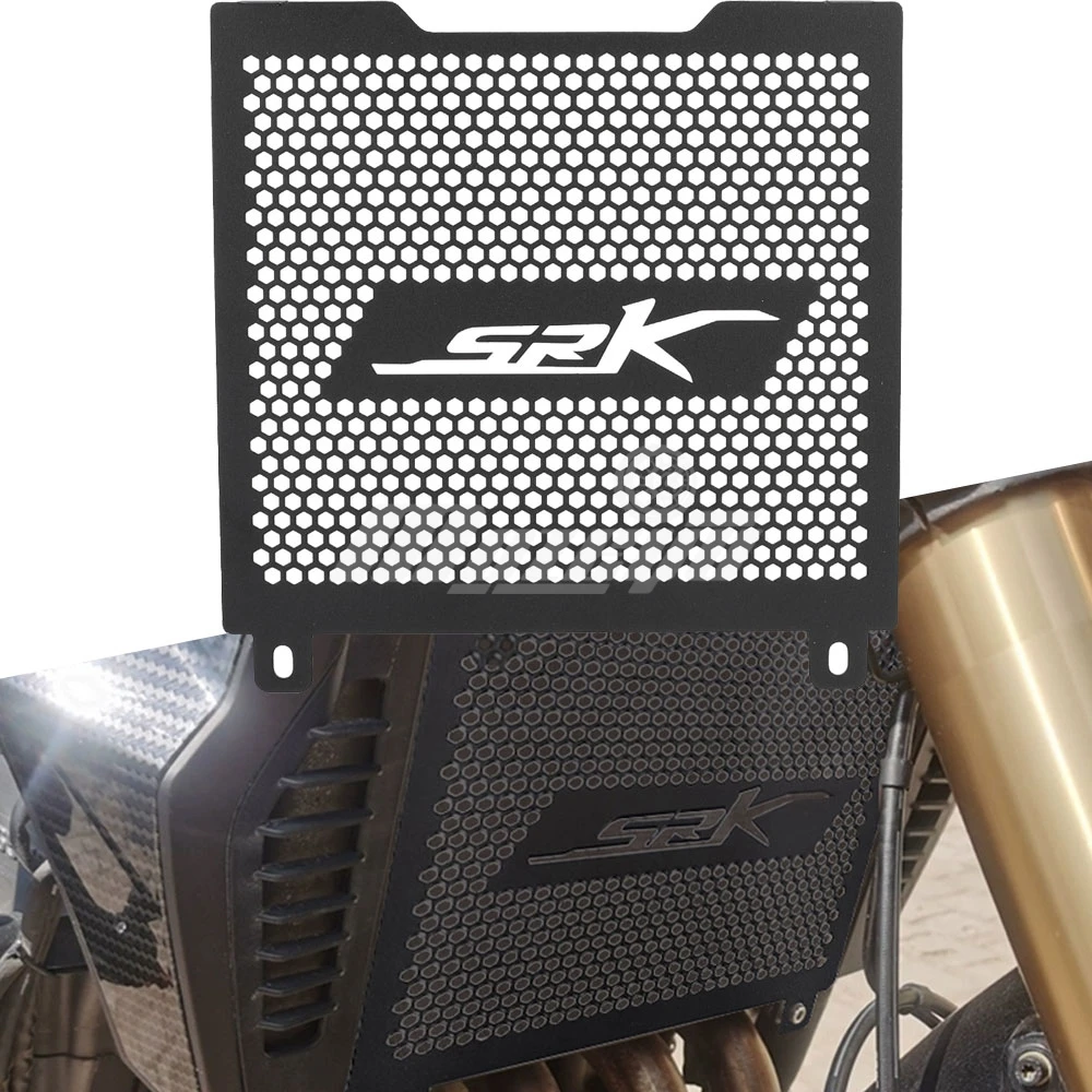 

For QJMOTOR SRK350 350SRK SRK 350 2022 2023 2024 2025 2026 Motorcycle Accessories Aluminum Radiator Grille Guard Cover Protector