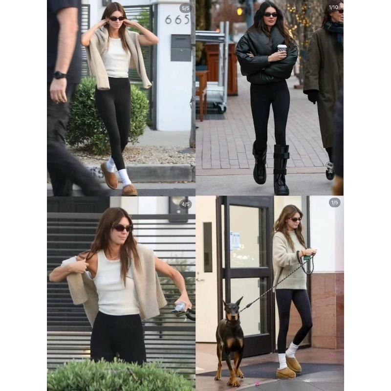 

Женские эластичные брюки для йоги LUXURY осенью и зимой, минималистичный стиль, двусторонние брюки с начесом, австралийский флис