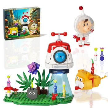 Gobricks MOC Pikoliolimar with His Amigos Bricks Model Monster Anime Pikolimar Game Figures Building Block Toys Children Gift