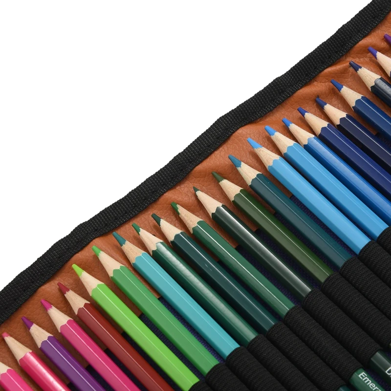 

50 Piece Colouring Pencils Set, Art Colour Pencils Drawing Pencils With Portable Roll-Up Canvas Case Sharpener For Artist Sketch