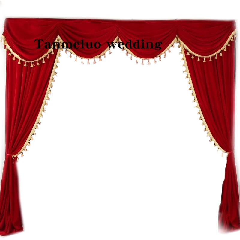 

Swag Only Wedding Stage Backdrop Drapes Velet Fabric Curtain Panels for Wedding Ceremony Party Event Birthday