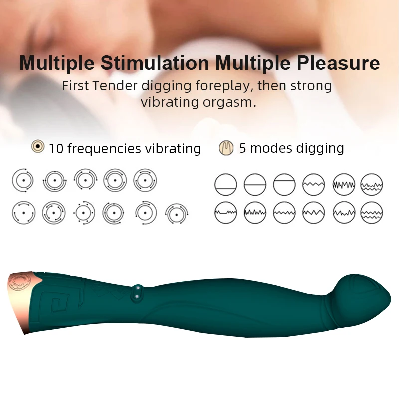 Finger Digging G Spot Vibrator Dildo Sex Female AV Stick Massager Silicone Vagina Clitoris Stimulator Adult Sex Toys for Woman18