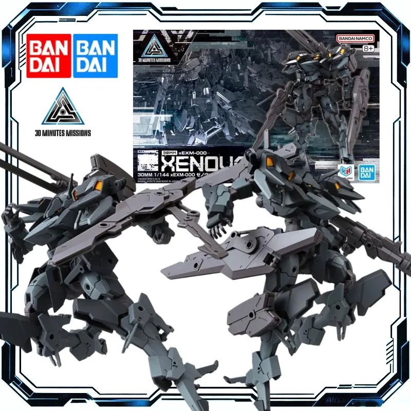 Bandai 30MM 1/144 XEXM-000 Xenovalt 30 Minutes Missions Assembly Model Kit with 3 Replaceable Heads Collectible  Action Figure