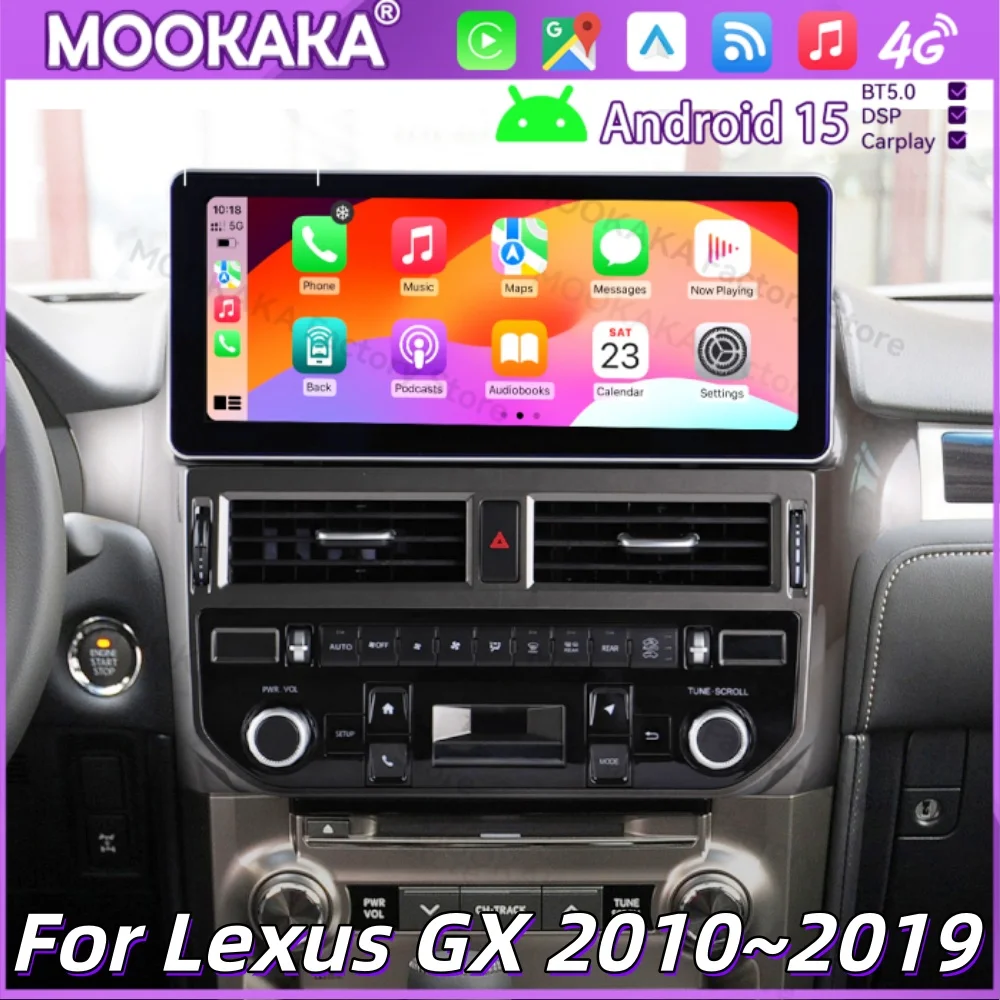 

12.8 Inch Android 15 Radio For Lexus GX 2010~2019 GPS Multimedia Player Intelligent Navigation Car Stereo Receiver IPS Head Unit