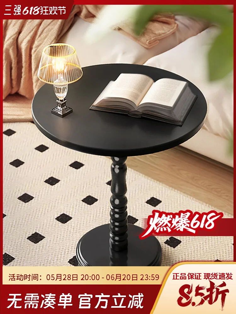 

Couch side side side cabinet living room home retro coffee table balcony corner tea table bedroom bedside table small round tabl