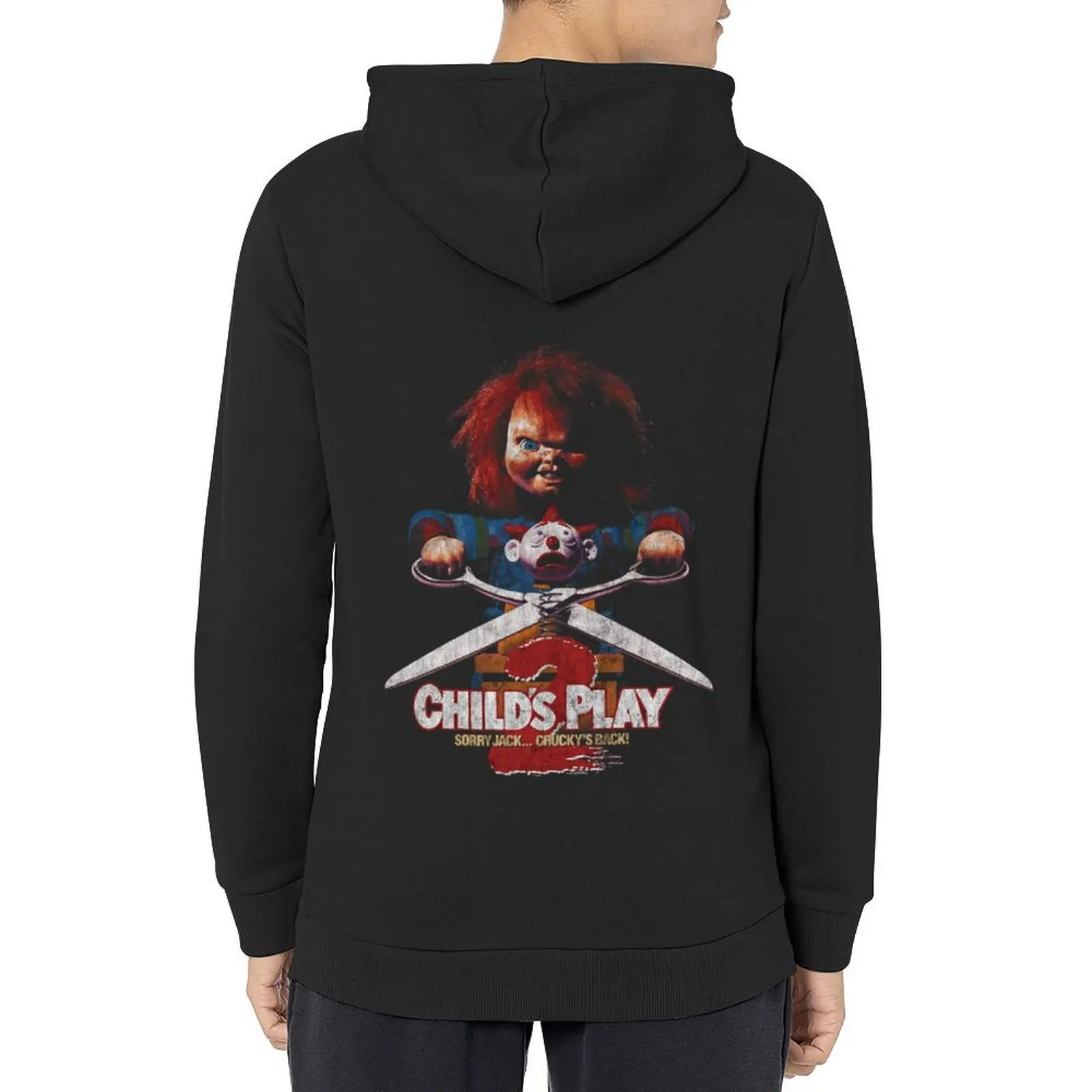 

Child&39;s Pláy 2, DISTRéSSéD, Horror Clássic, Chúcky Hoodie men clothing men clothes men's sweat-shirt anime hoodie