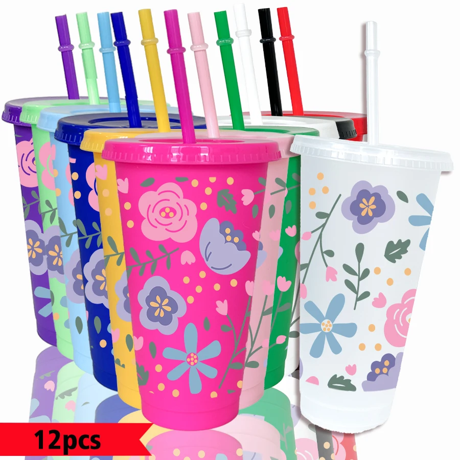 lot-de-12-gobelets-en-plastique-colores-de-26-oz-a-motifs-fleurs-feuilles-et-pois-pour-fetes-cadeaux-de-rentree-scolaire-et-anniversaires