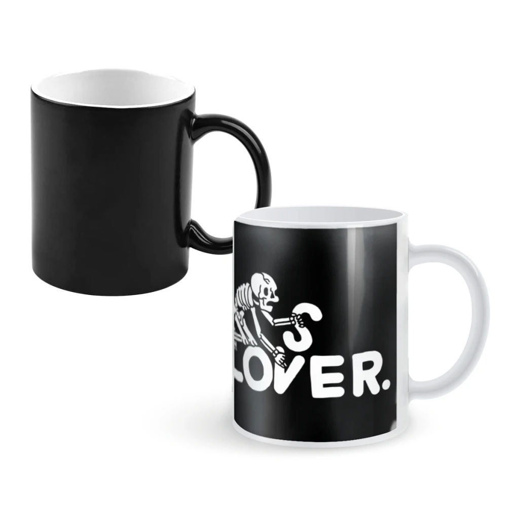 

LovserCoffee Mugs And Mug Creative Color Change Tea Cup Ceramic Milk Cups Novelty Gifts