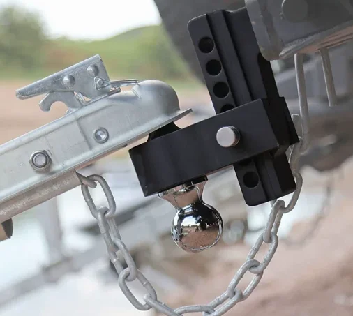 6 Inch Adjustable Aluminum Alloy Double‑Ended Trailer Arm Latch Lock High Tensile Towing Bar