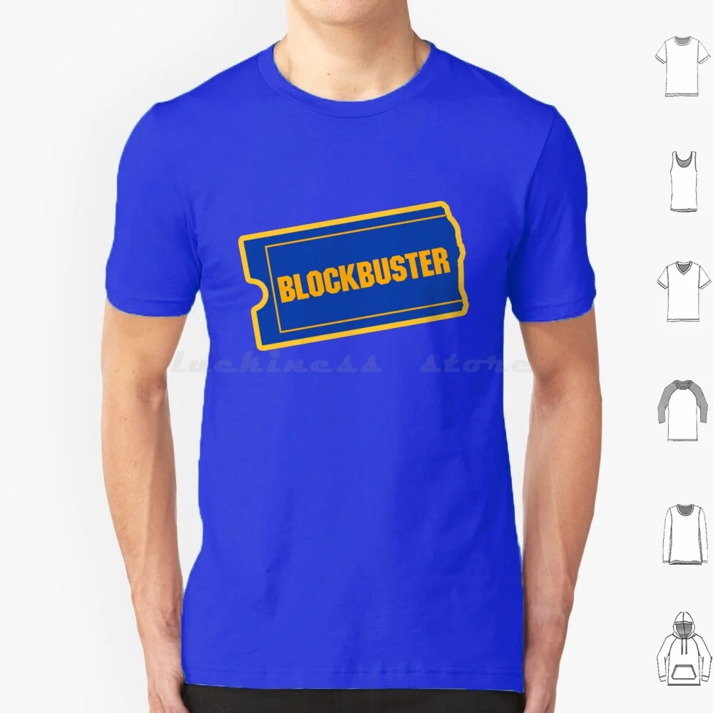 The Blockbuster Movies Be Kind Rewind Shirt And Sticker T Shirt Cotton Men Women DIY Print Blockbuster Movies Be Kind Rewind