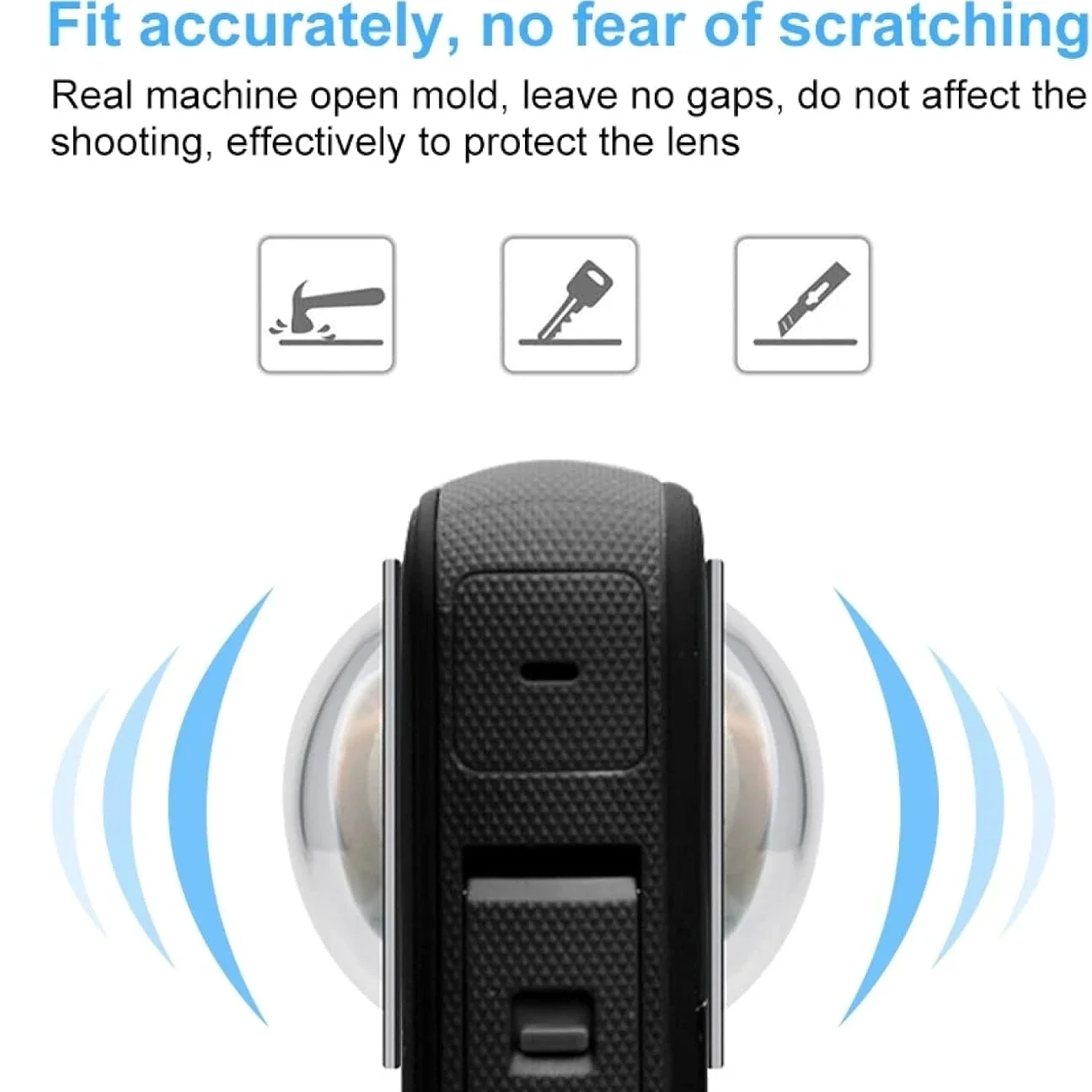 واقي عدسة لـ Insta360 X3 غطاء حماية Premiun مضاد للخدش مع ملصق لاصق ملحقات كاميرا الحركة #4