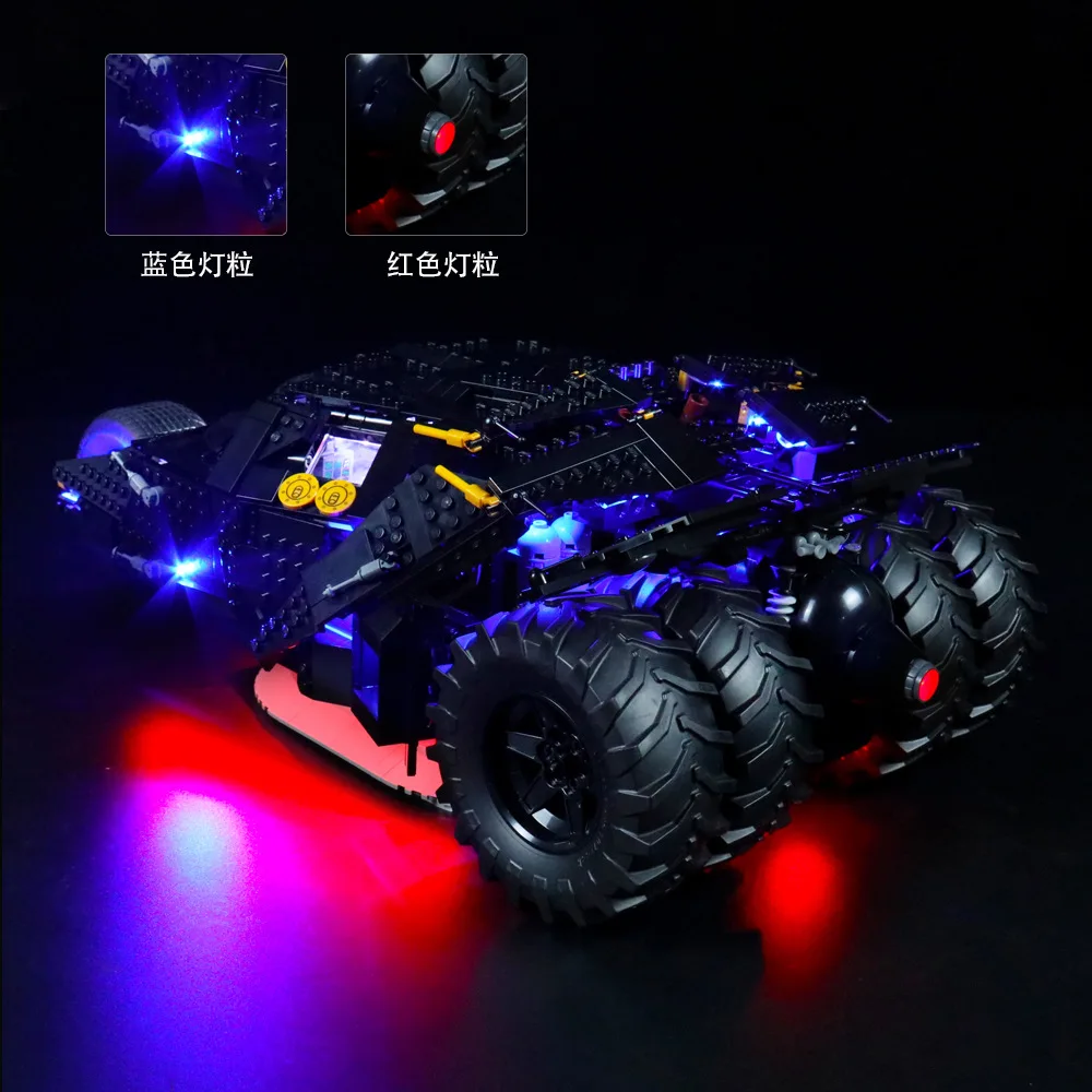 Zestaw oświetlenia LED DIY do LEGO 76240 Batmobile Tumbler (tylko oświetlenie LED, bez modelu klocków)