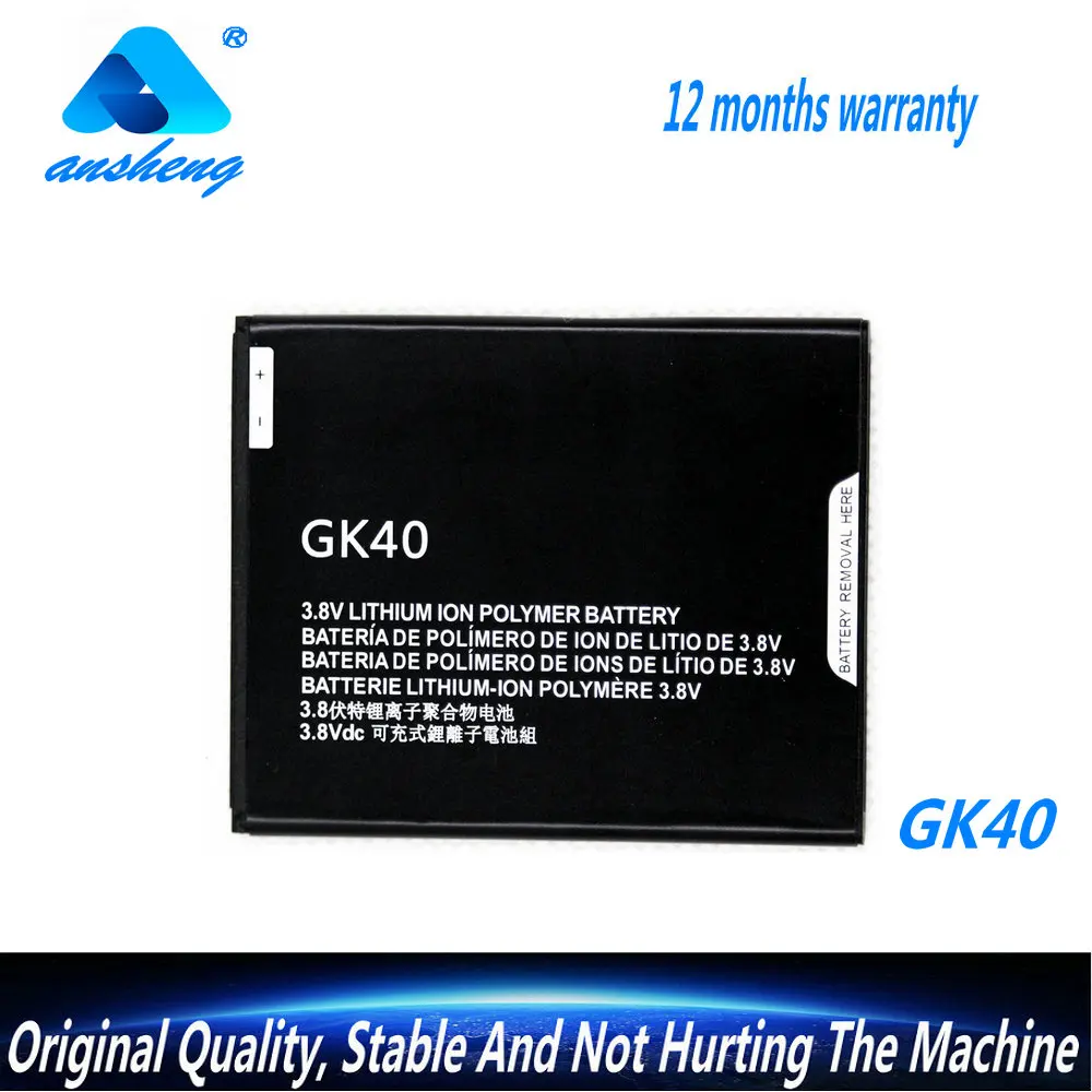 Original 3.8V 2685mAh GK40 Battery For Motorola Moto E3 G4 Play XT1607 XT1609 XT1670 XT1671 XT1672 XT1675 Mobile Phone