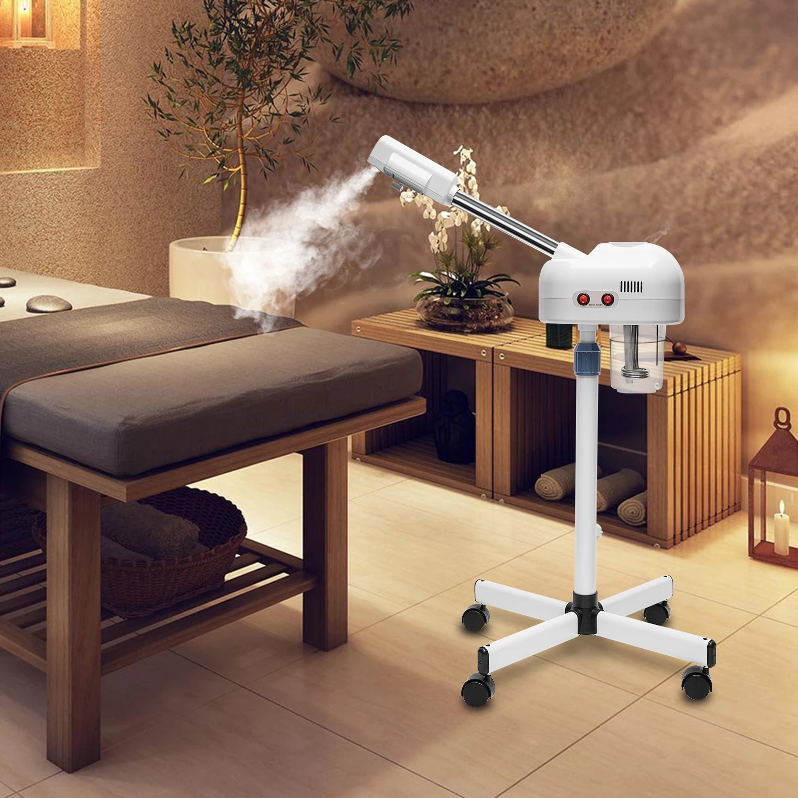 Cuiseur vapeur à l'ozone 2 en 1, Spray Dense, pour Salons de beauté, hôpital, Sauna, pulvérisateur froid pour humidification de la peau, 220V, 750W