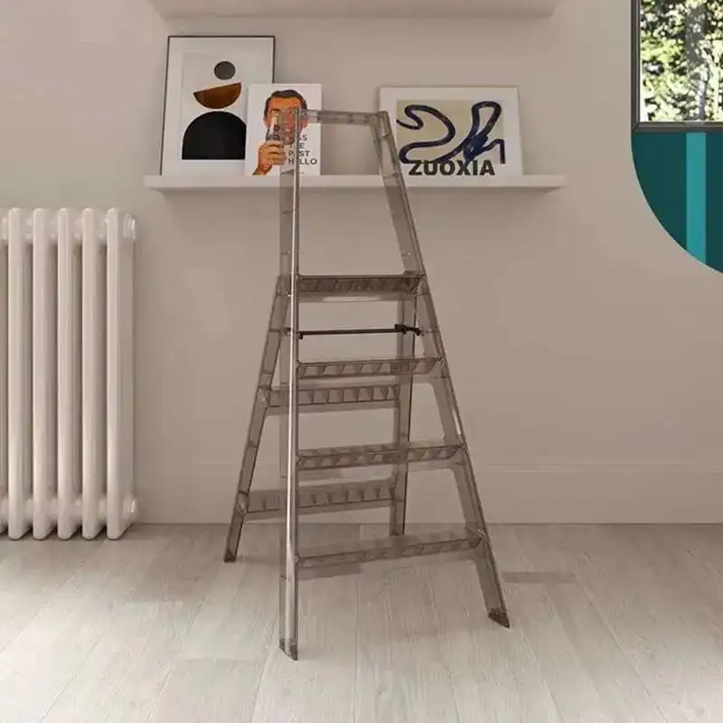 

Foldable Compact Step Ladders Portable Plastic Platforms Multifunction Step Stools Hand Rail Lightweight Escalera Home Furniture