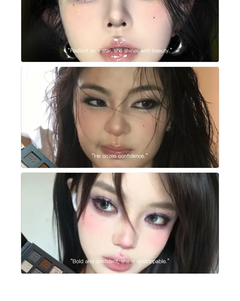 พาเลทอายแชโดว์ 42 สี โทนสโมกกี้ แมท ชิมเมอร์ กลิตเตอร์ ไฮไลท์เตอร์ โทนสีเทาซีเมนต์ ติดทนนาน เม็ดสีแน่น ระดับมืออาชีพ