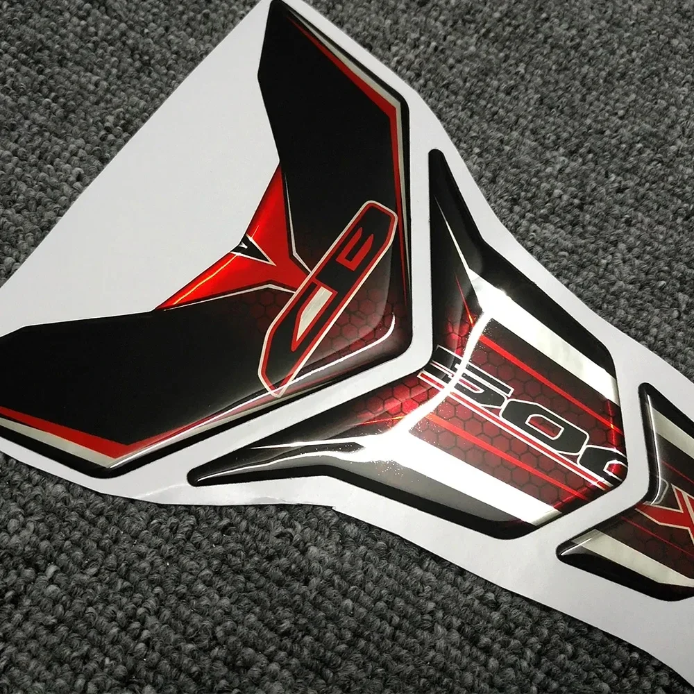 Tankpad Motorfiets Sticker Voor Honda Cb500x Cb 500x Beschermhelm Embleem Avontuur Kofferbak Aluminium Koffers