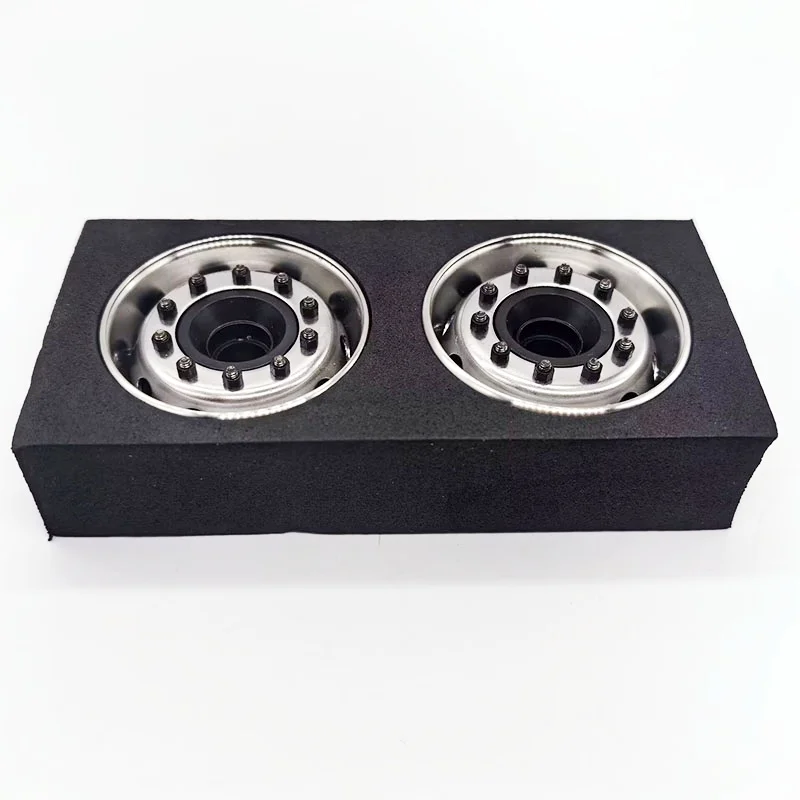 

Металлические колеса для грузовиков ScaleClub RC 1/14 для трактора Tamiya Lesu, универсальные широкие и узкие колеса