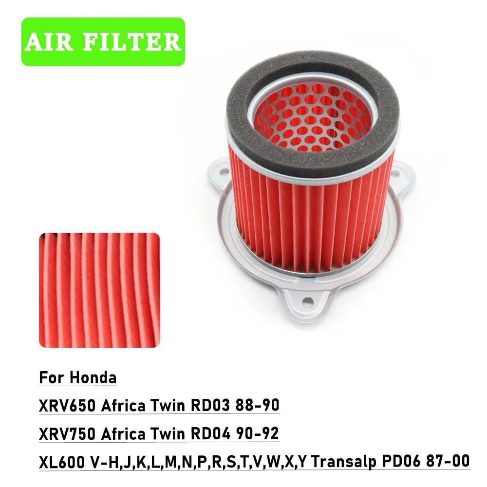 For Honda Transalp XL600V XL 600V XRV650 XRV750 Africa TwinR D03 D04 TransalpPD06 1987-2000 Motorcycle Engine Air Filter