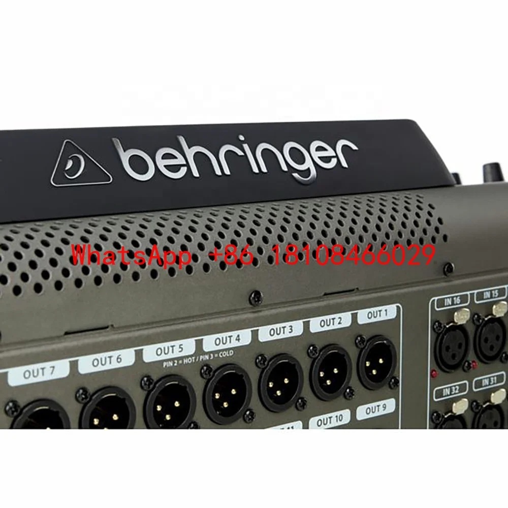 Mixer Digital Behringer X32, 32 Entradas, 16 Saídas, Console de Áudio para Sistema PA de Palco, Equipamento Musical para Uso Interno e Externo