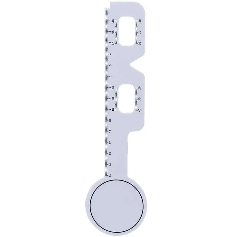 Eyeglass Processing Measuring Ruler Pupillary Distance Ruler PVC Plastic Soft Ruler Ophthalmic Fitting Tool Eyeglass Measuring T