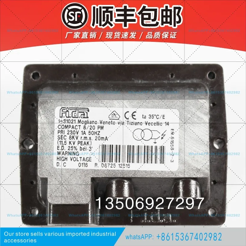 Single stage 8KV ignition transformer, ignition high voltage package double stage 2 * 5KV MOD.26/48