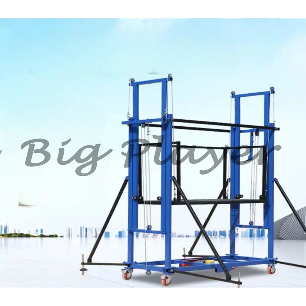 Fully automatic remote control hoist Electric scaffolding foldable mobile lifting platform