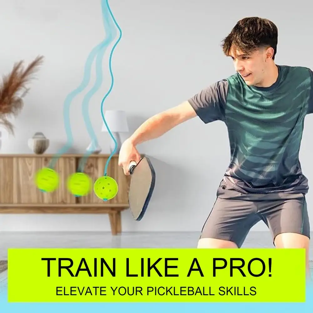 

Quick Shot Pickleball Device Hanging Pickleball Trainer Pickleball Trainer Rebounder for Practice Improve Reaction for Skill