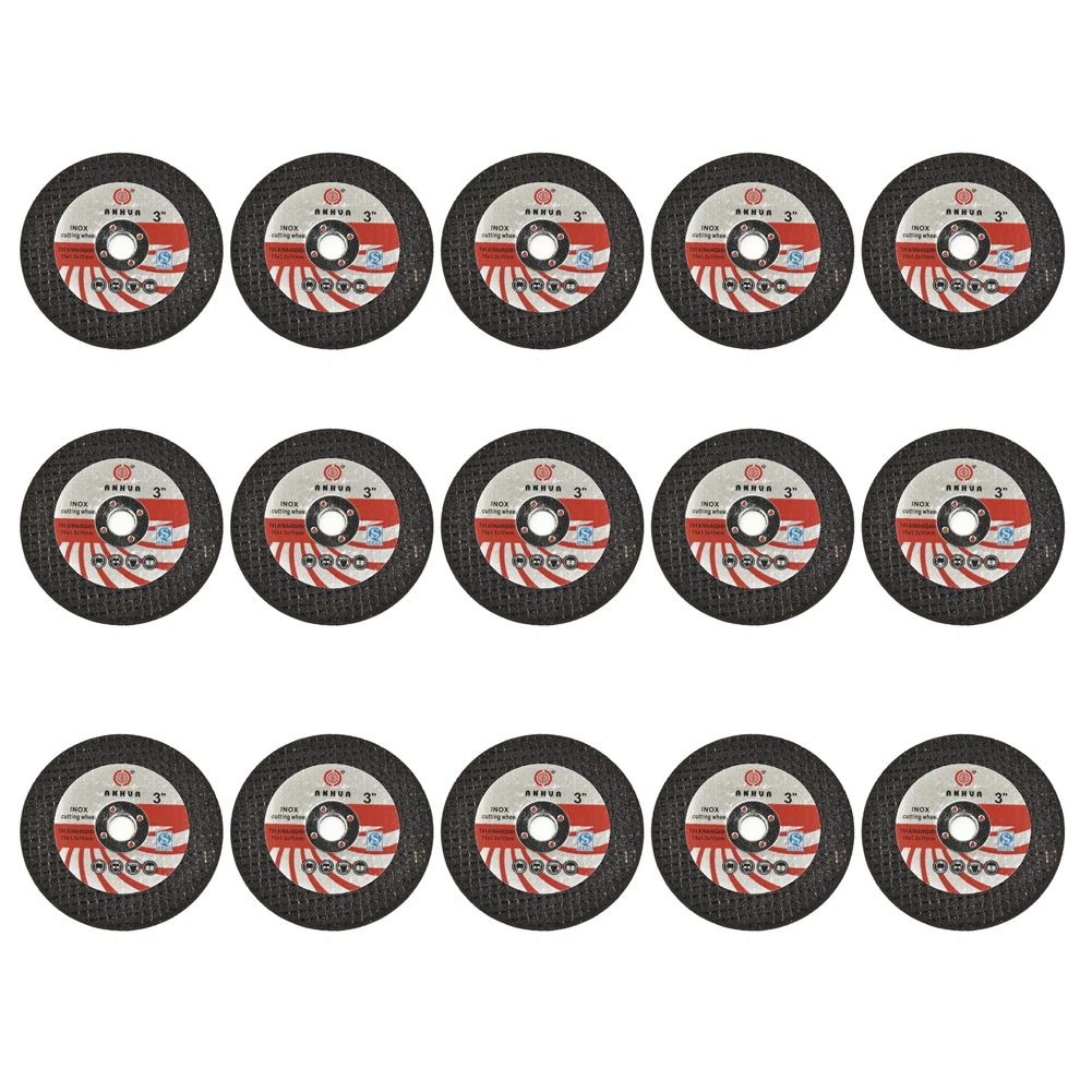 15pcs Cutting Disc Circular Resin Grinding Wheel 75mm For Angle Grinder Diameter Grind Disc Cutting Round Disc Abrasive Tools