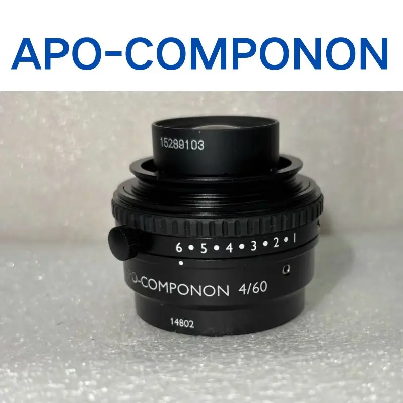 Used APO-COMPORON 4/60 line scanning lens high-resolution lens tested OK and shipped quickly