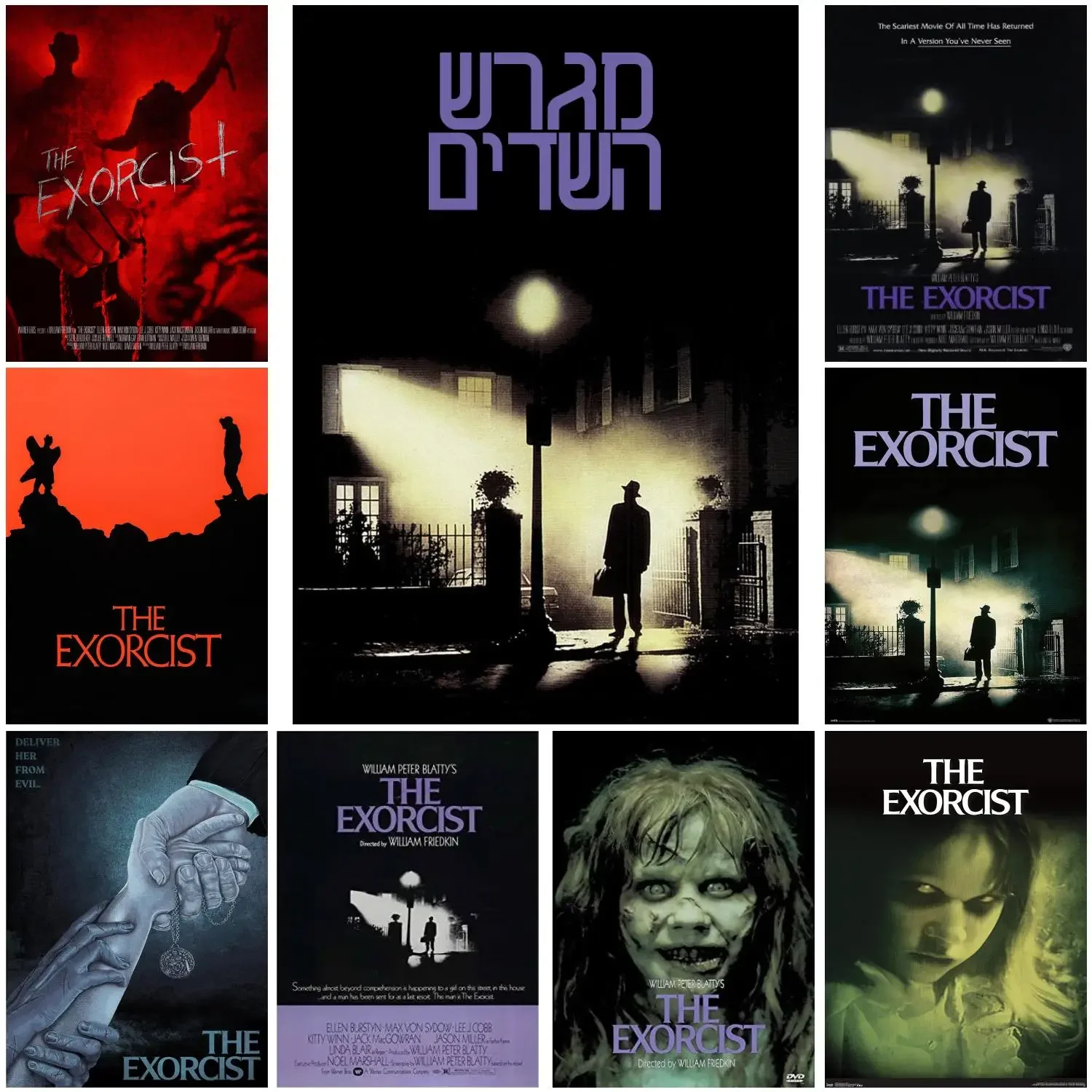 

The exorcist принты по мотивам фильмов и постеров стена искусство холст живопись постер для современной семьи гостиная домашний декор