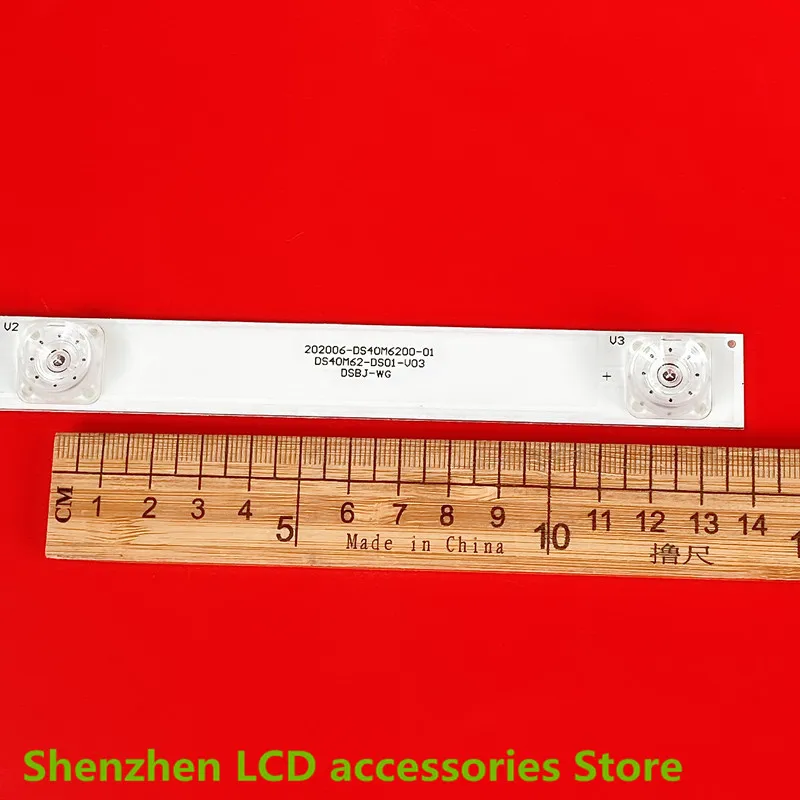 Bar 202006-DS40M6200-01DS40M62-DS01-V03 alluminio 100% nuova barra di retroilluminazione TV LCD