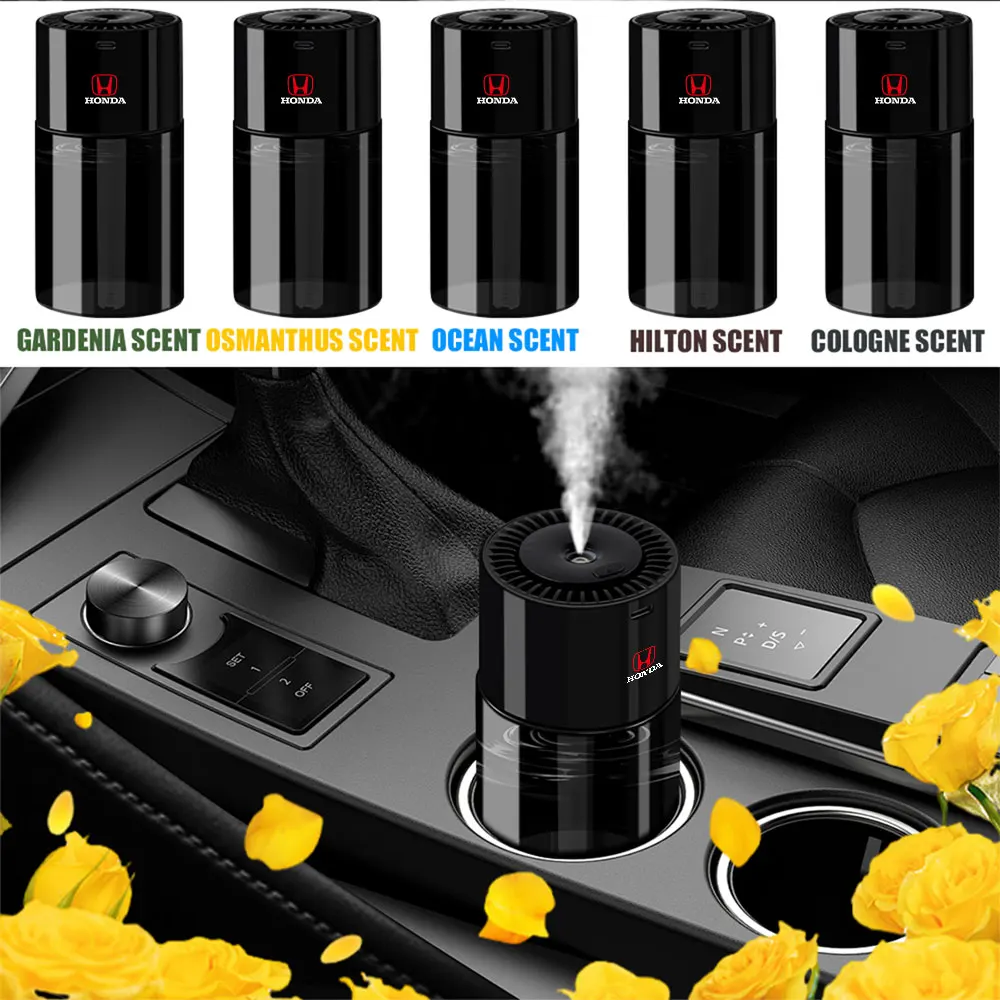 

1pc Smart USB Electric Aromatherapy Mist Maker For Honda Civic Accord Fit Jazz CRV BRV HRV Insight Passport Car Hub Accessories