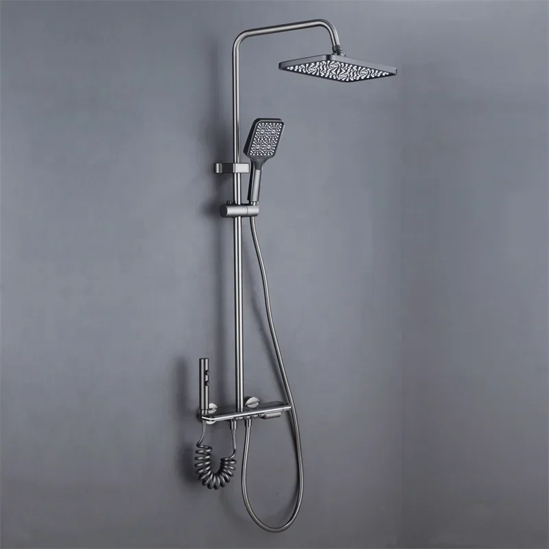 High Quality Shower Head With Hose Set With 6 Settings Spray Mo Contemporary Luxury Shower Room Set