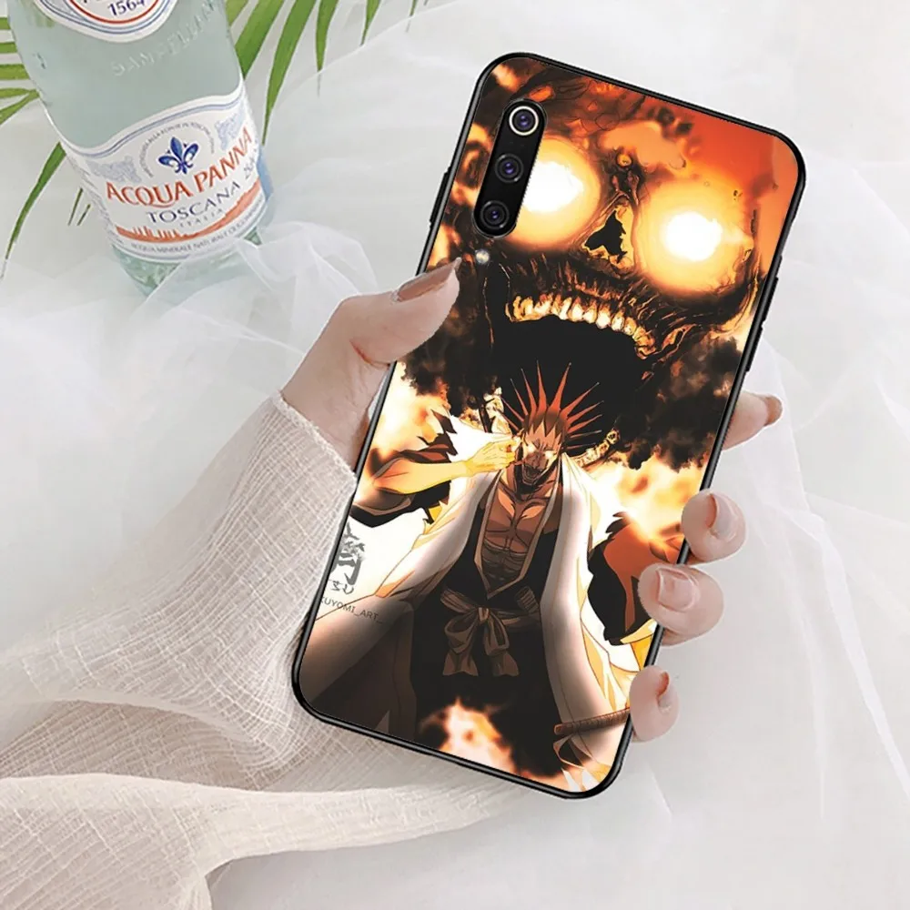 Kenpachi Zaraki anime B-Bleach Phone Case For Xiaomi Mi 5X 8 9 10 11 12 lite pro 10T PocoX3pro PocoM3 Note 10 pro lite